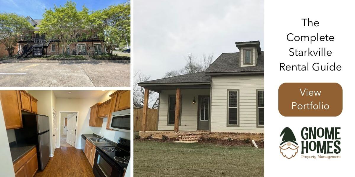 Ultimate Guide to Starkville MS Apartments & Houses for Rent: The Gnome Homes Portfolio